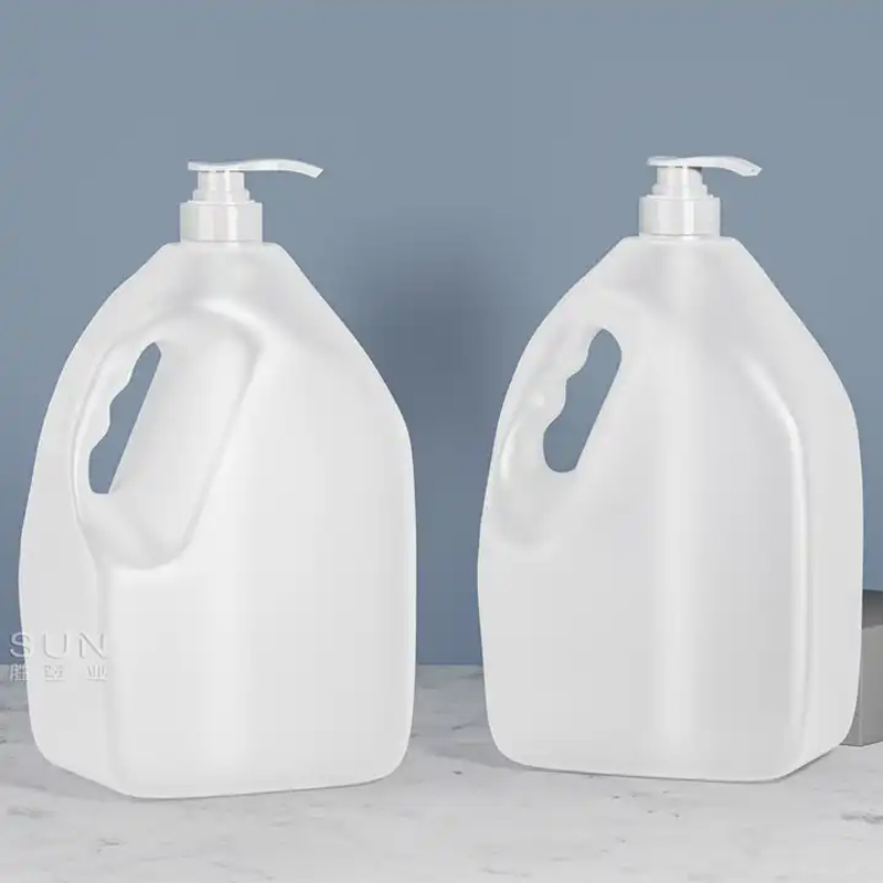 Empty 4000ml Plastic HDPE Liquid Detergent Bottle