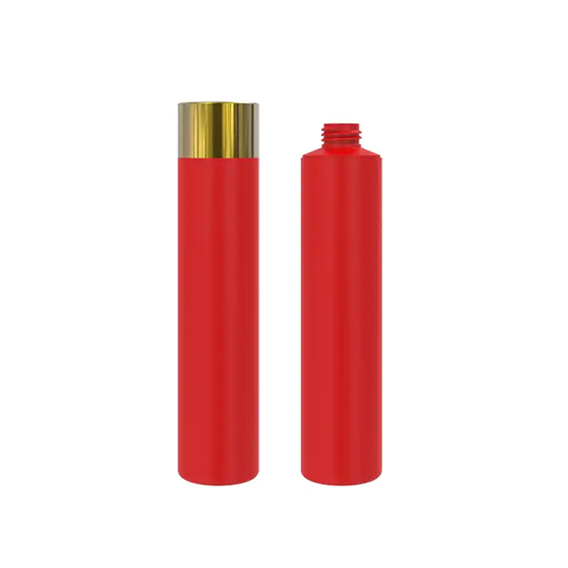 300ml HDPE Red Gold Squeeze Shampoo Bottles