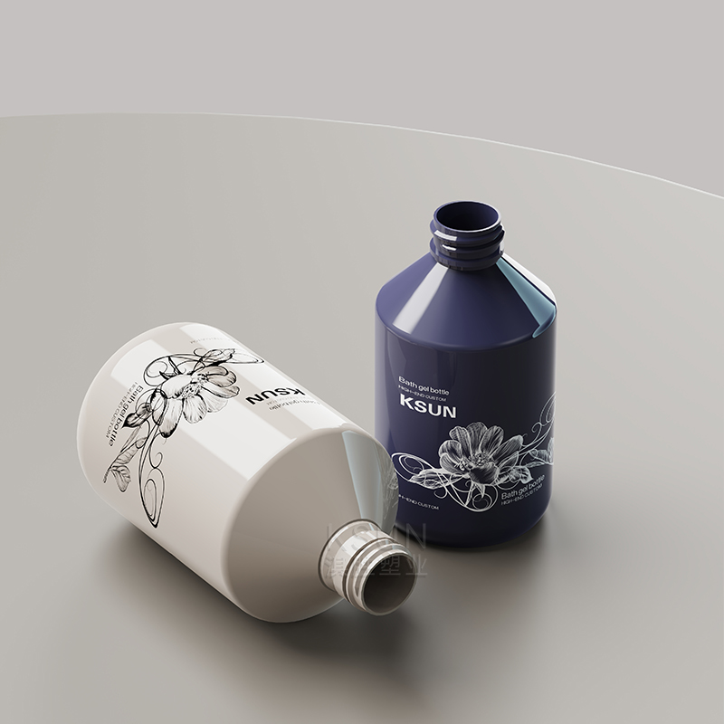 Custom PET Shampoo Bottle With Screw Cap