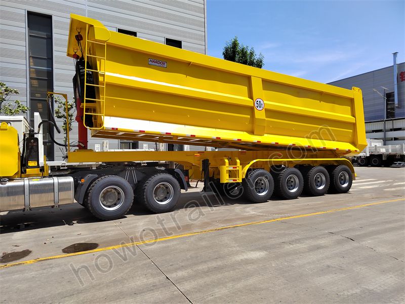 HOWO 4 Axles Tipper Semitrailer