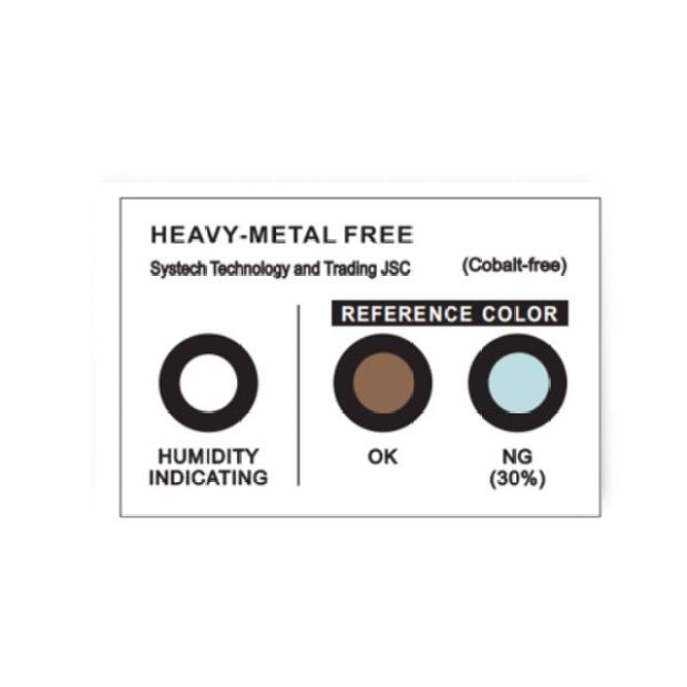 6 Spots Cobalt Free Humidity Indicator Cards (HICs)