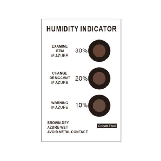 10-20-30% Cobalt Free Humidity Indicator Cards (HICs)