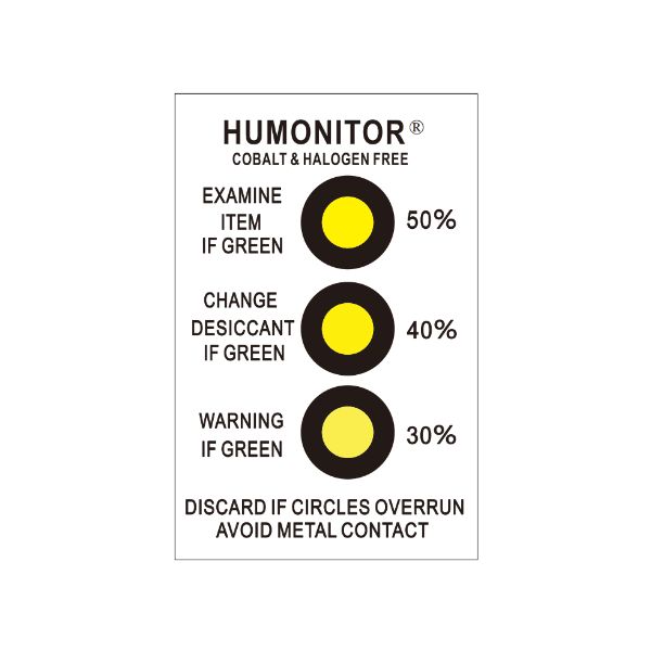  30-40-50% Cobalt & Halogen Free Humidity Indicator Card (HIC)