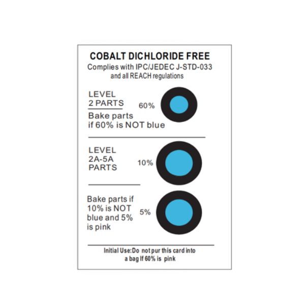 5-10-60% Humidity Indicator Cards (HICs）