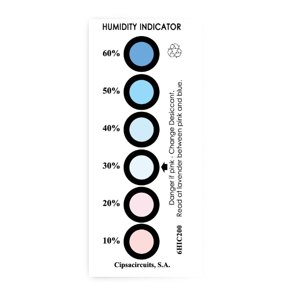 10-60% Humidity Indicator Cards (HICs)