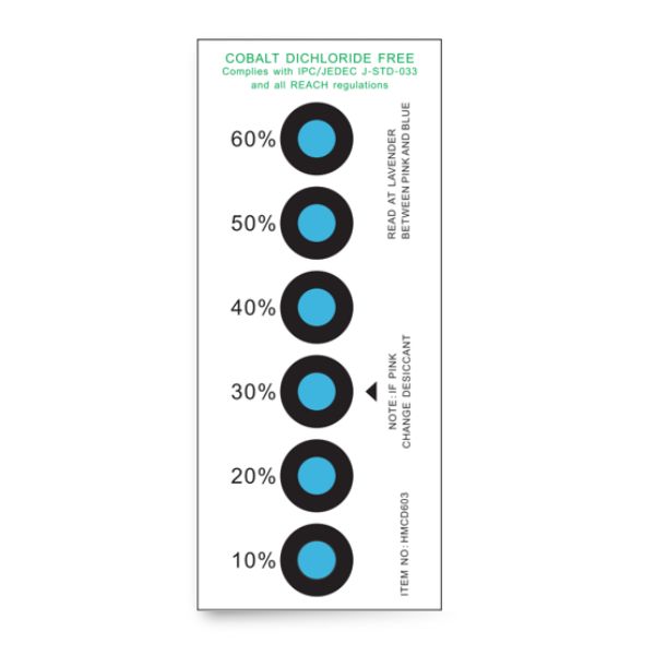 10-60% Humidity Indicator Cards (HICs)