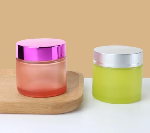 Glass cosmetic jars