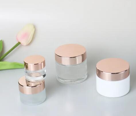 Cosmetic glass jars