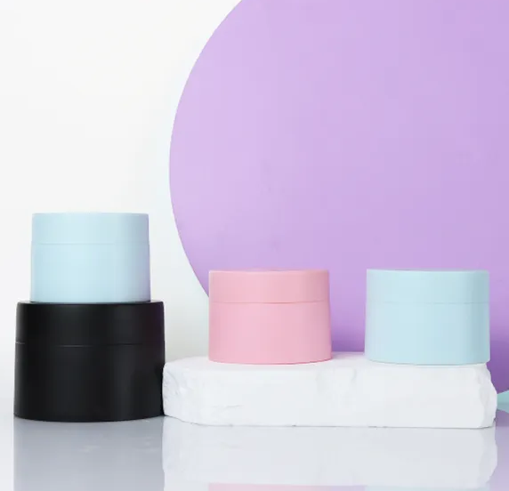Colorful Plastic Cream Jar