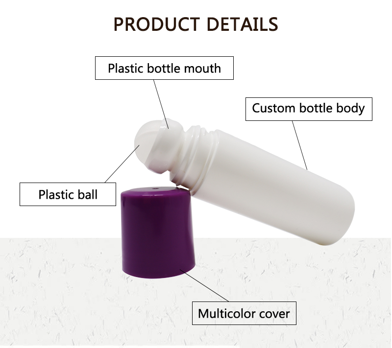 Deodorant Plastic Roll On Bottle