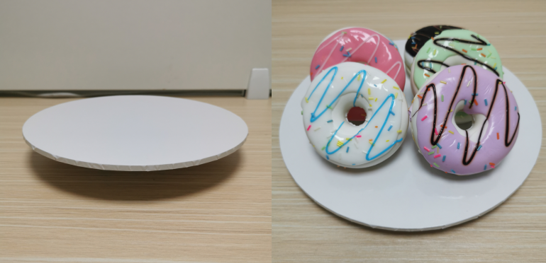 Round Rigid Strong Paper Mdf Cake Board In Any Sizes