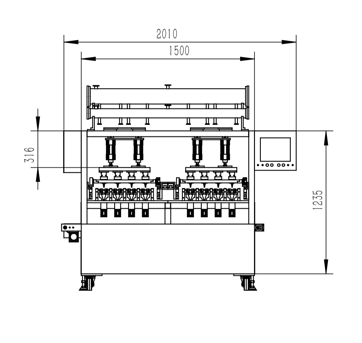 IV Soft bag filling machine