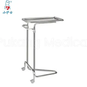 F-82 Stainless Steel Single‑Arm Mayo Trolley