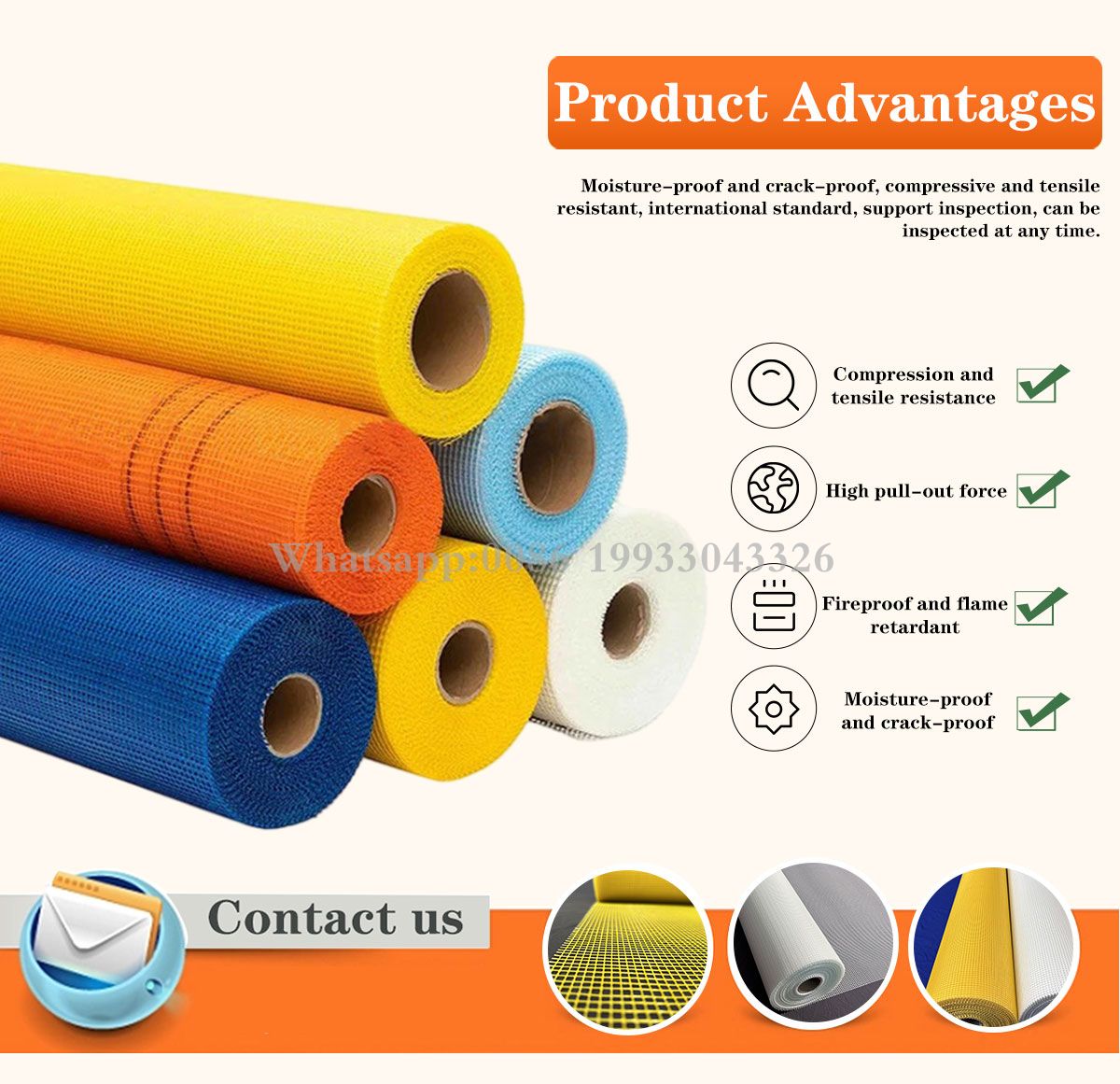 Corner Bead with Fiberglass Mesh