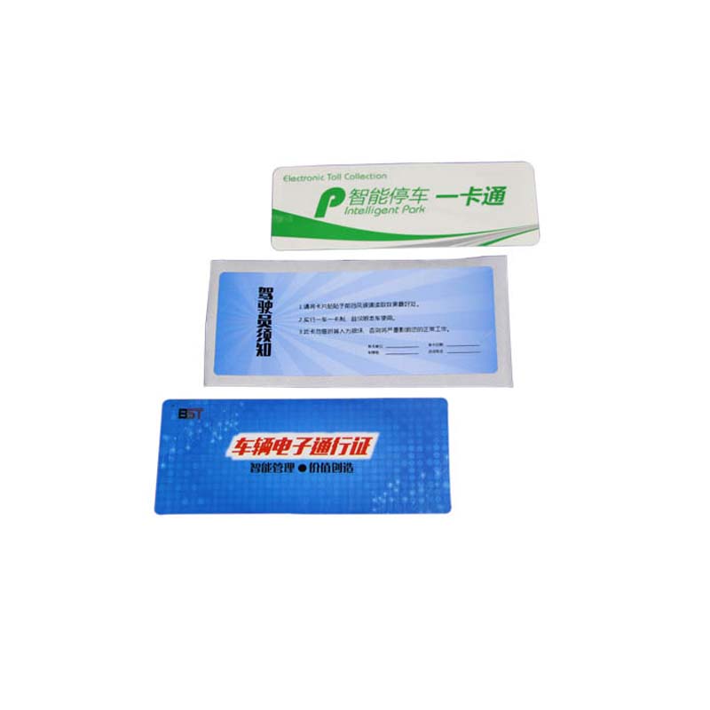 Vehicle Identification RFID UHF Windshield Tag Sticker