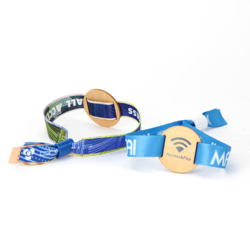 13.56Mhz RFID Events Wristband | Eco-friendly Recycled Wooden Tag