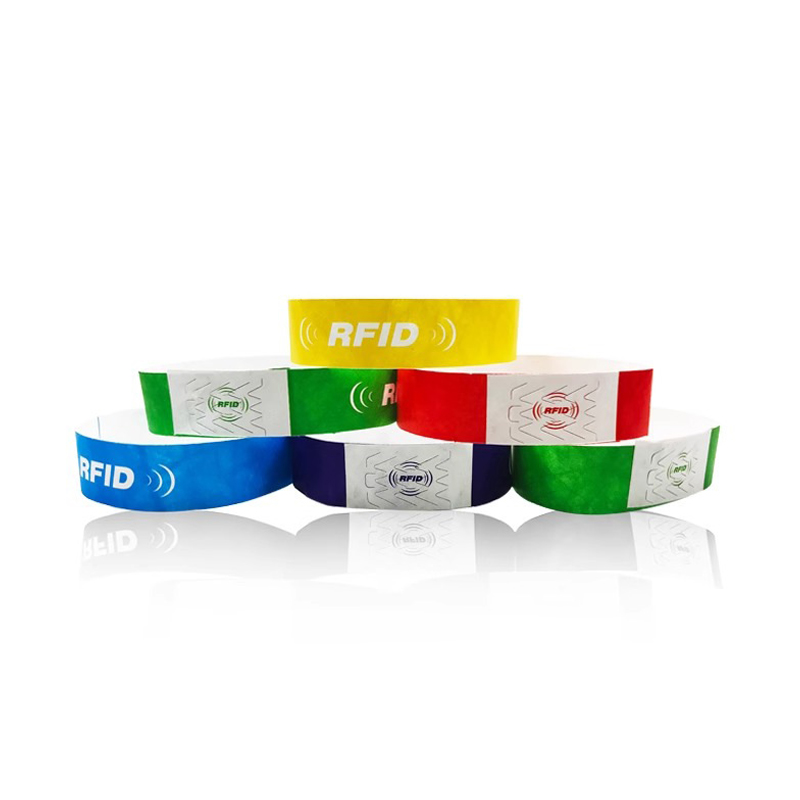 Custom Disposable RFID Tyvek Paper Wristband