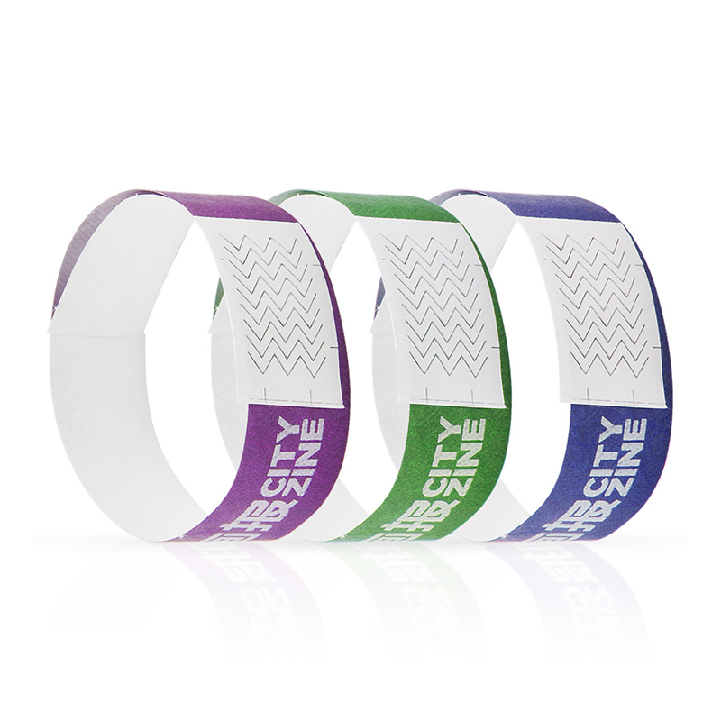 Custom Disposable RFID Tyvek Paper Wristband