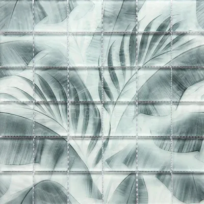 Mosaico de vidro de coqueiro: 11 padrões impressionantes