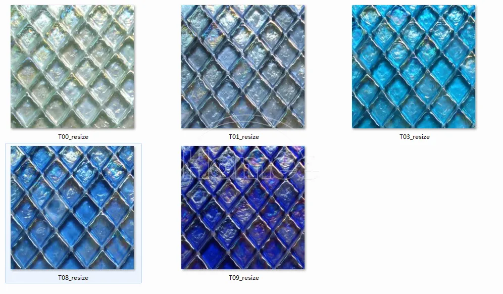 Glass Mosaic Tile  For Swimming Pool