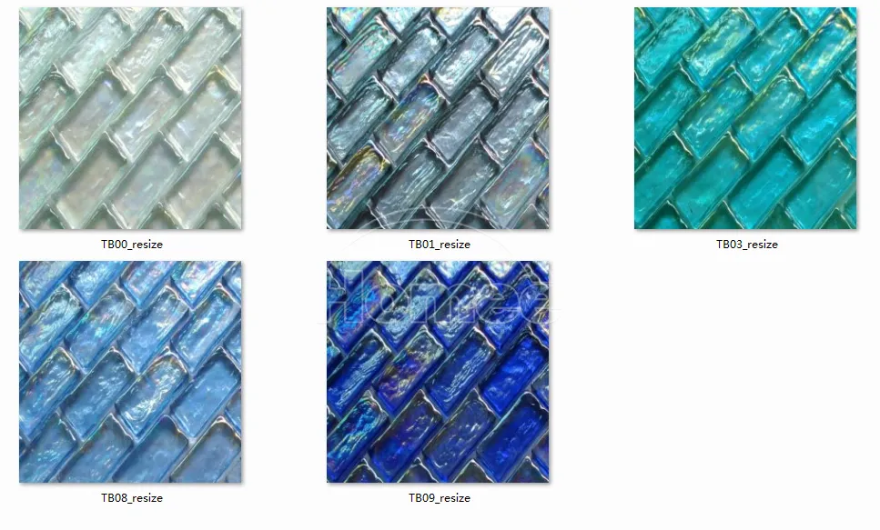 Modern Glass  Mosaic Swimming Pool Tile