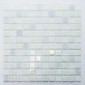 White Luminous Glass Mosaic