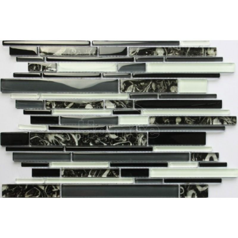 glass & stone mosaic,linear mosaic tiles,innovation tile