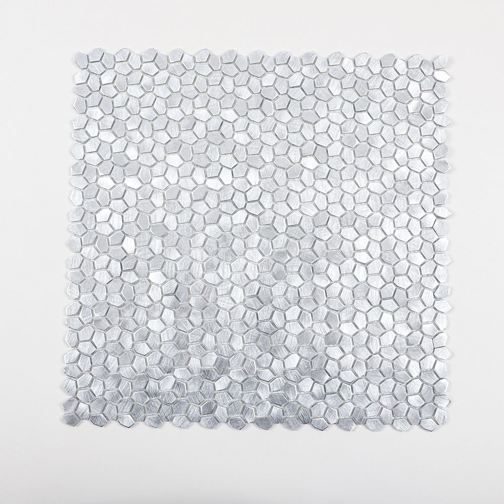 OMMO IRREGULAR PATTERN AIO グレー Emser Tile - Ornami - 2 in. x 6 in. Glazed Ceramic Mosaic