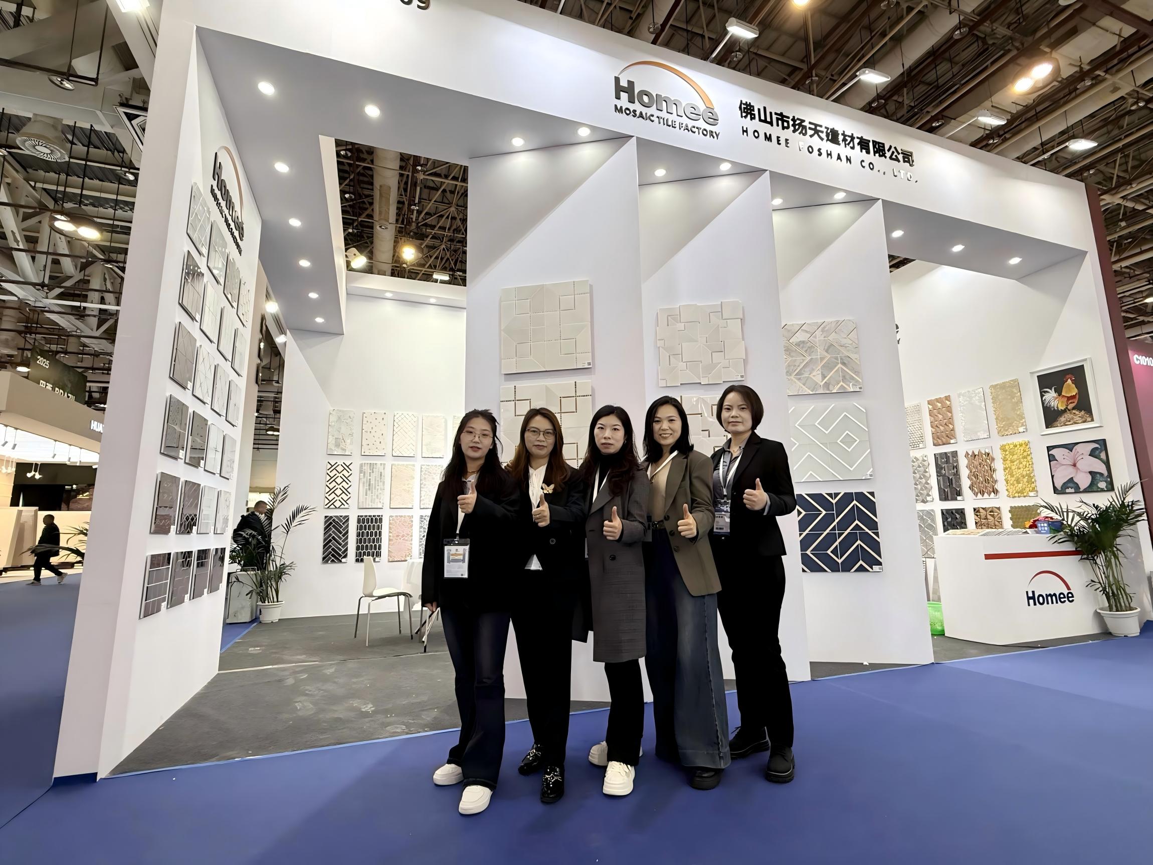 HOMEE MOSAIC success at Xiamen Stone Fair 2025