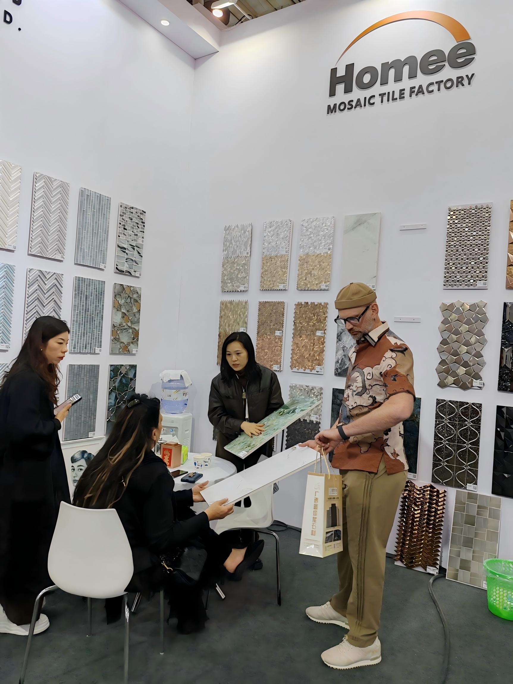 HOMEE MOSAIC success at Xiamen Stone Fair 2025
