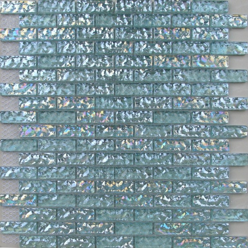 Glossy glass mosaic for swimming pool tile