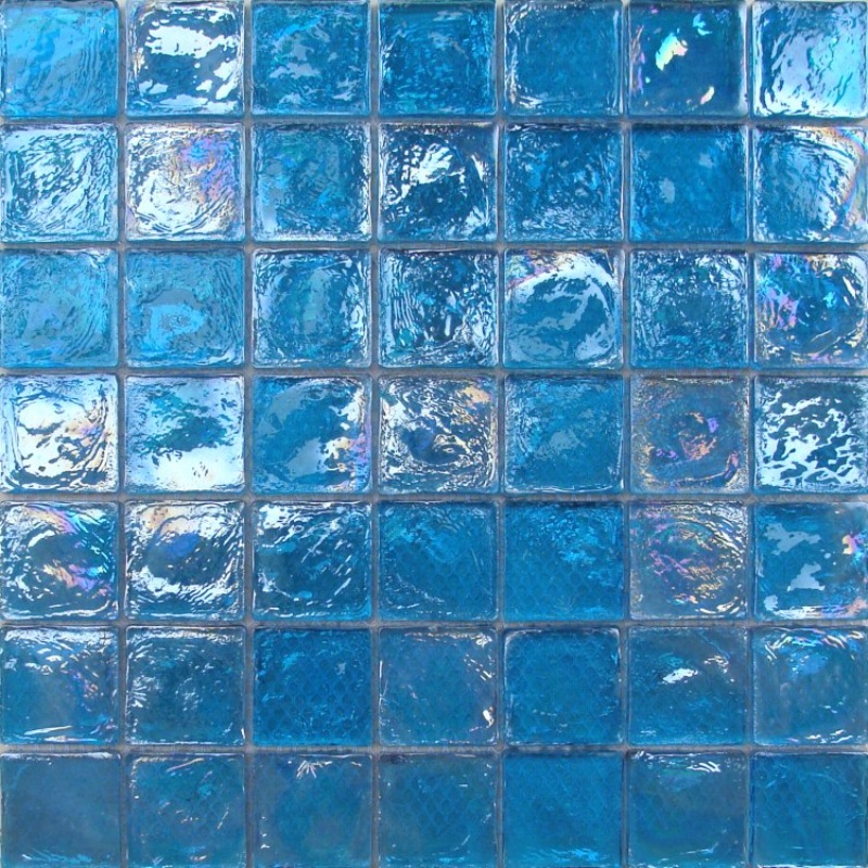 Glossy  surface glass mosaic tile sheet