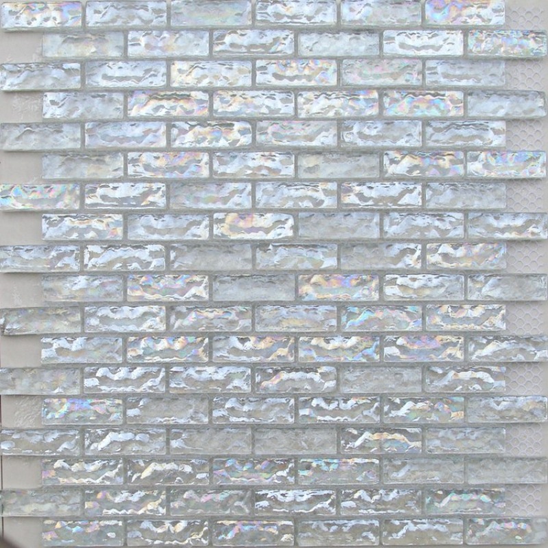 Glossy glass mosaic for swimming pool tile