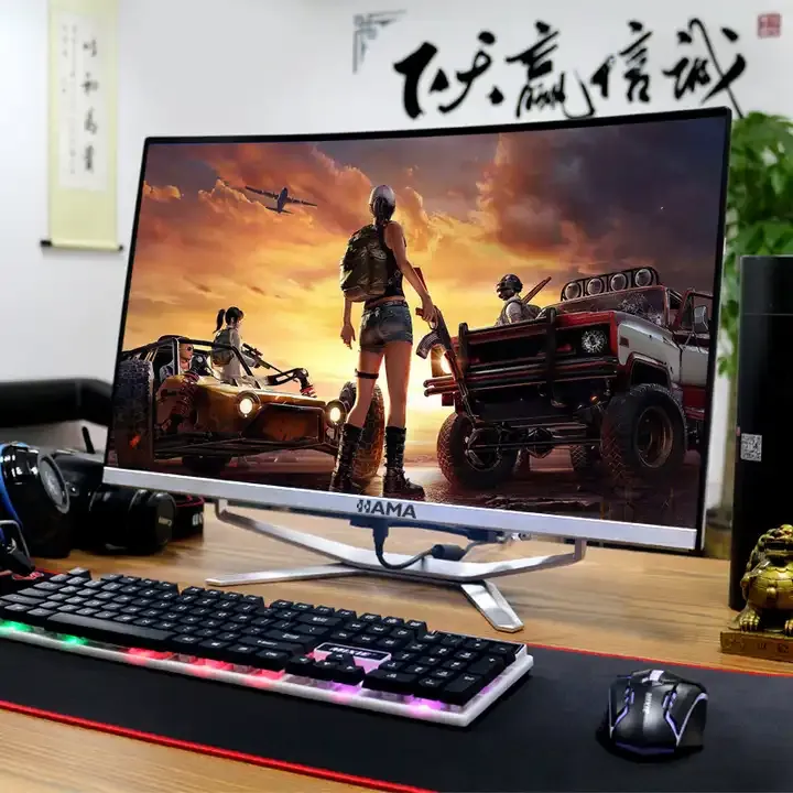 27 inch curved All in one computer 一台v