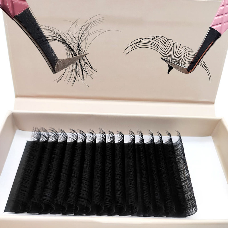 Silk Lashes Extensions Handmade Fans Eyelash