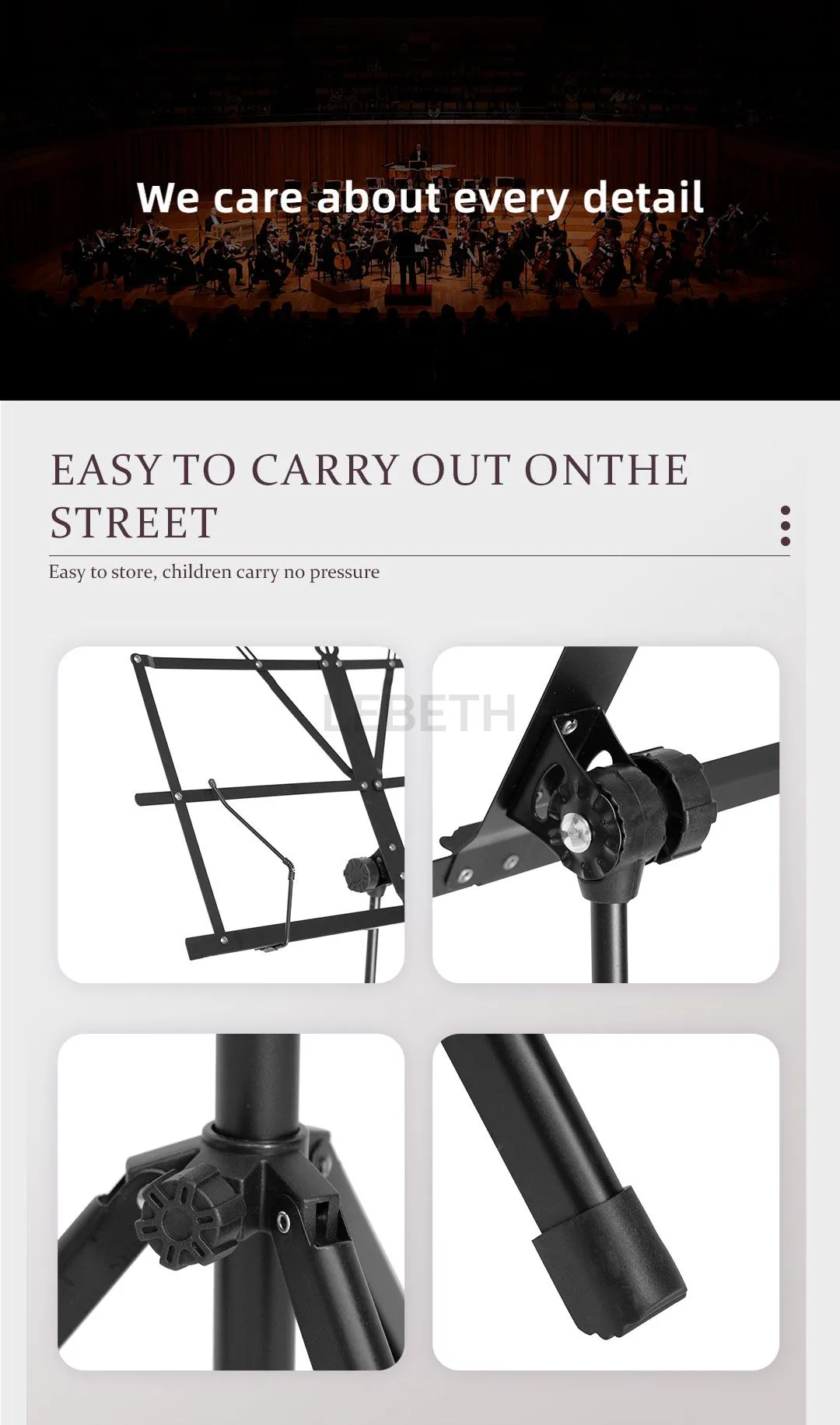 Music Rack Small small folding music stand