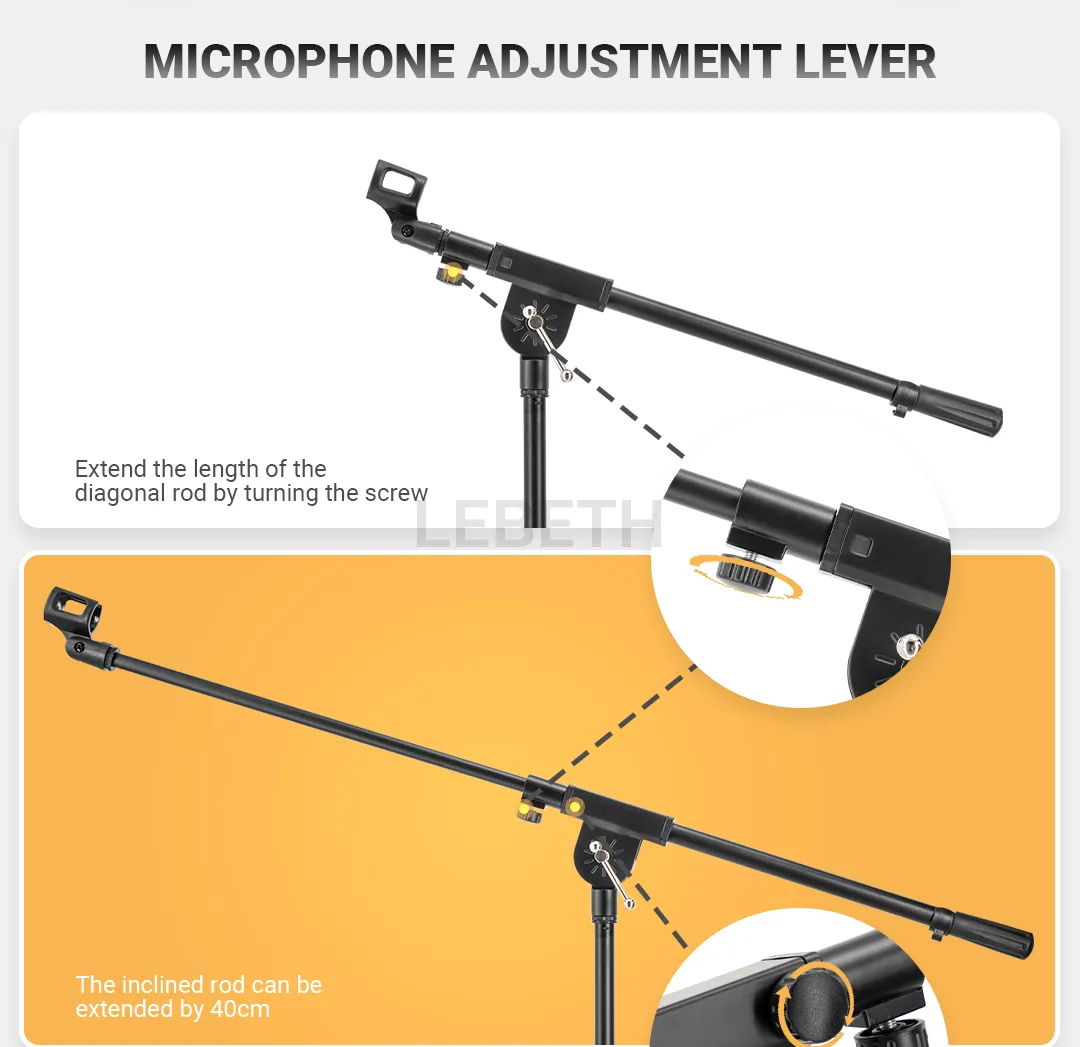 MJ-780 Professional adjustable stable microphone stand