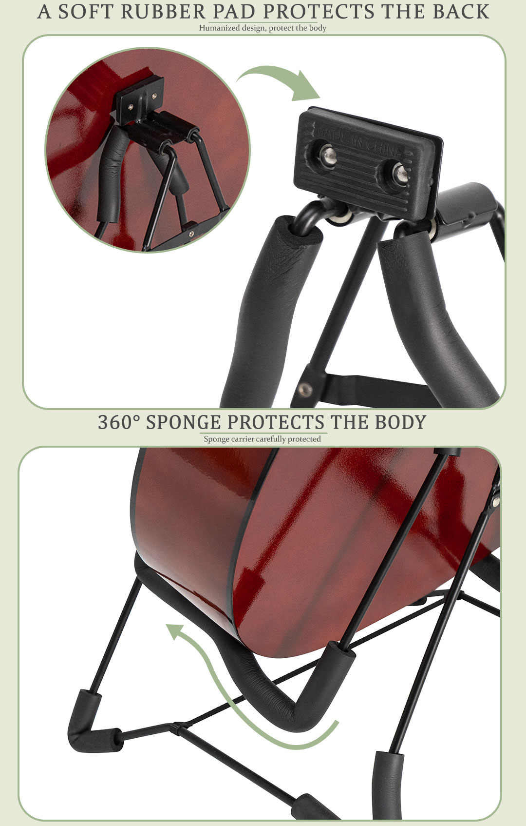 GS-05 Portable Foldable Single Floor Guitar Stand