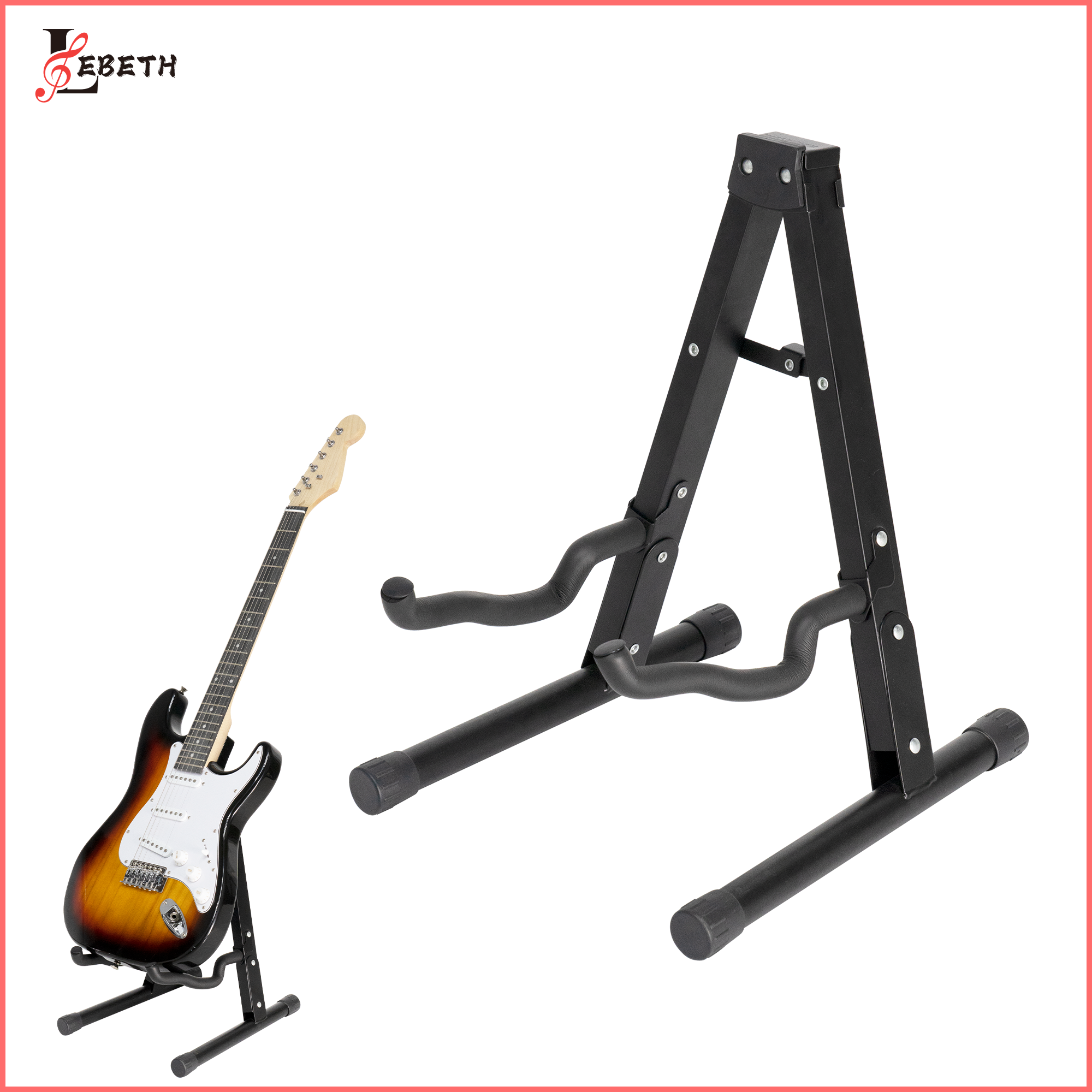 GS-04J Adjustable Folding A Shape Guitar Stand