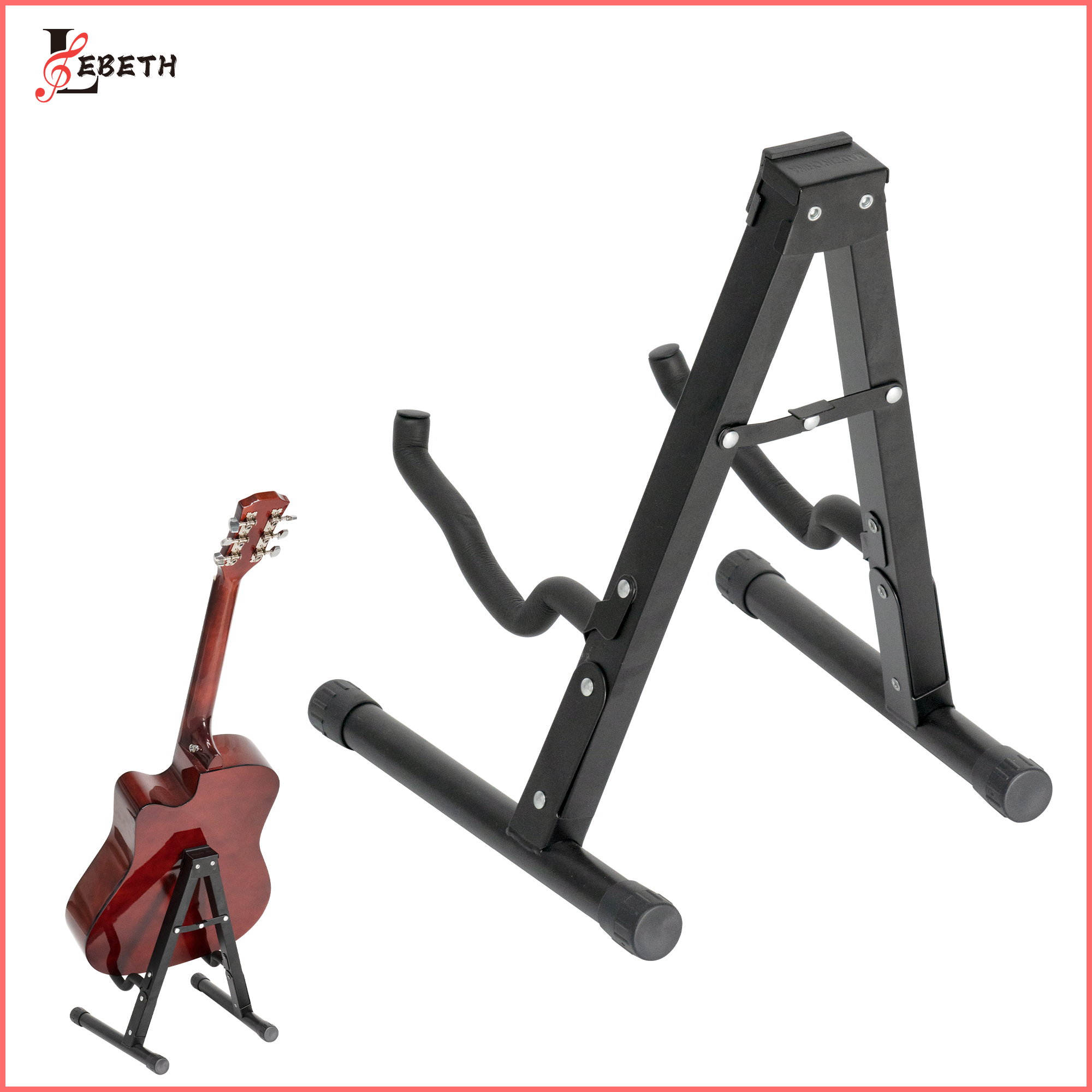 GS-04J Adjustable Folding A Shape Guitar Stand