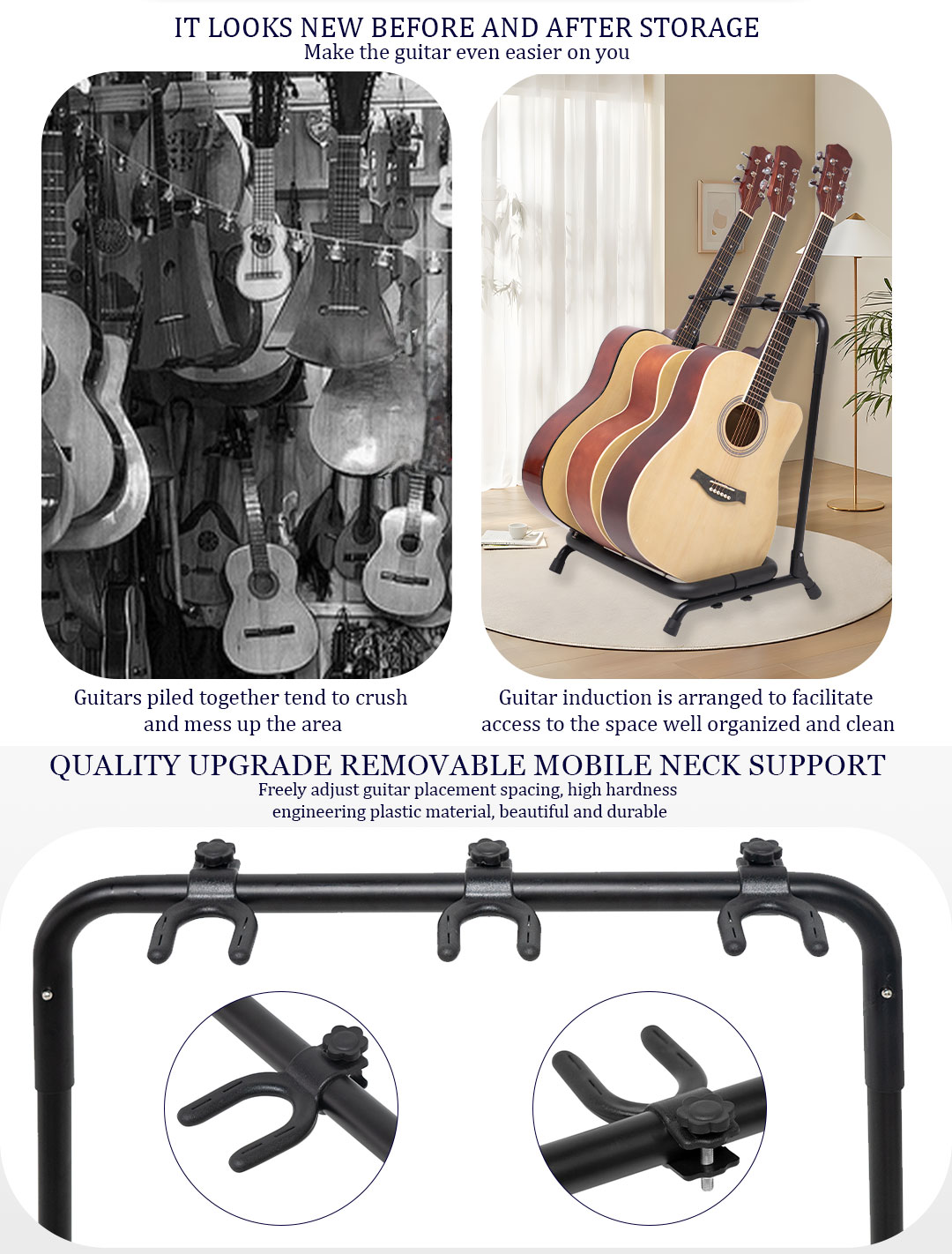 GS-38 Folding Metal Guitar Stand