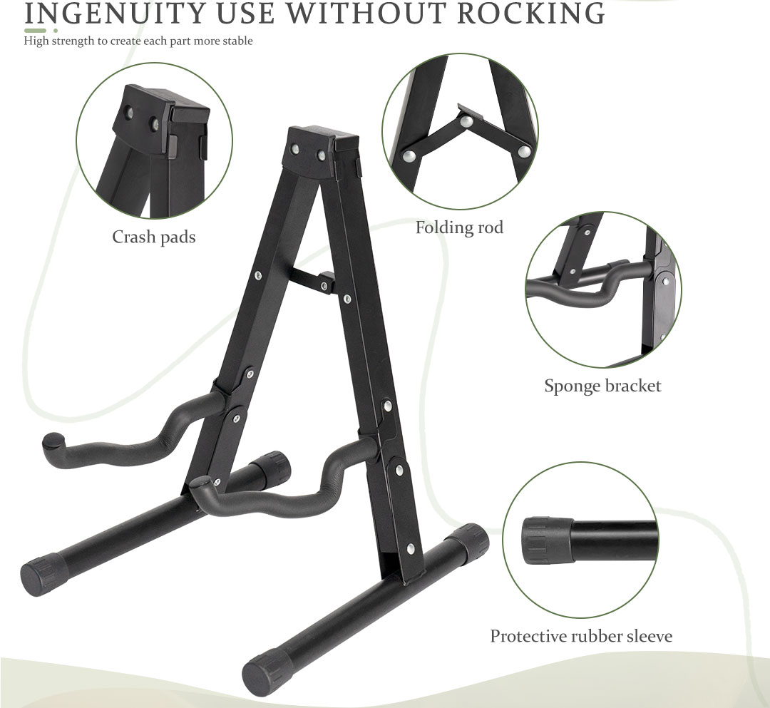 GS-04J Adjustable Folding A Shape Guitar Stand