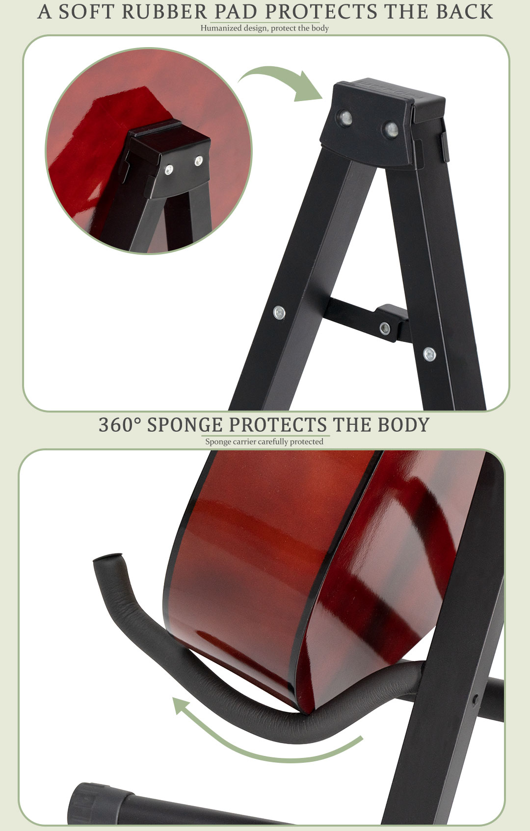 GS-04A Accessories Portable A style Guitar Stand