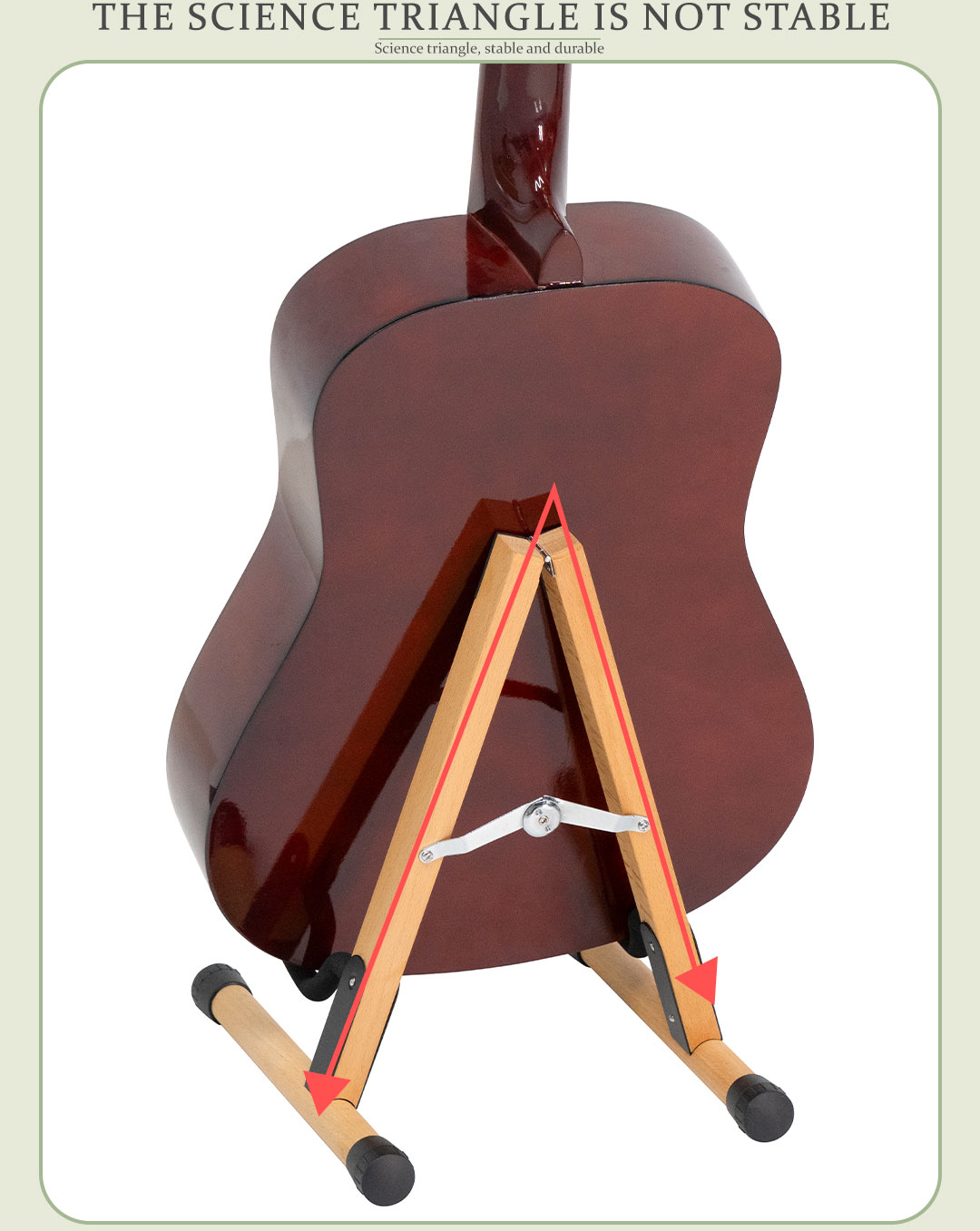 GS-04B Professional wooden Guitar Stand