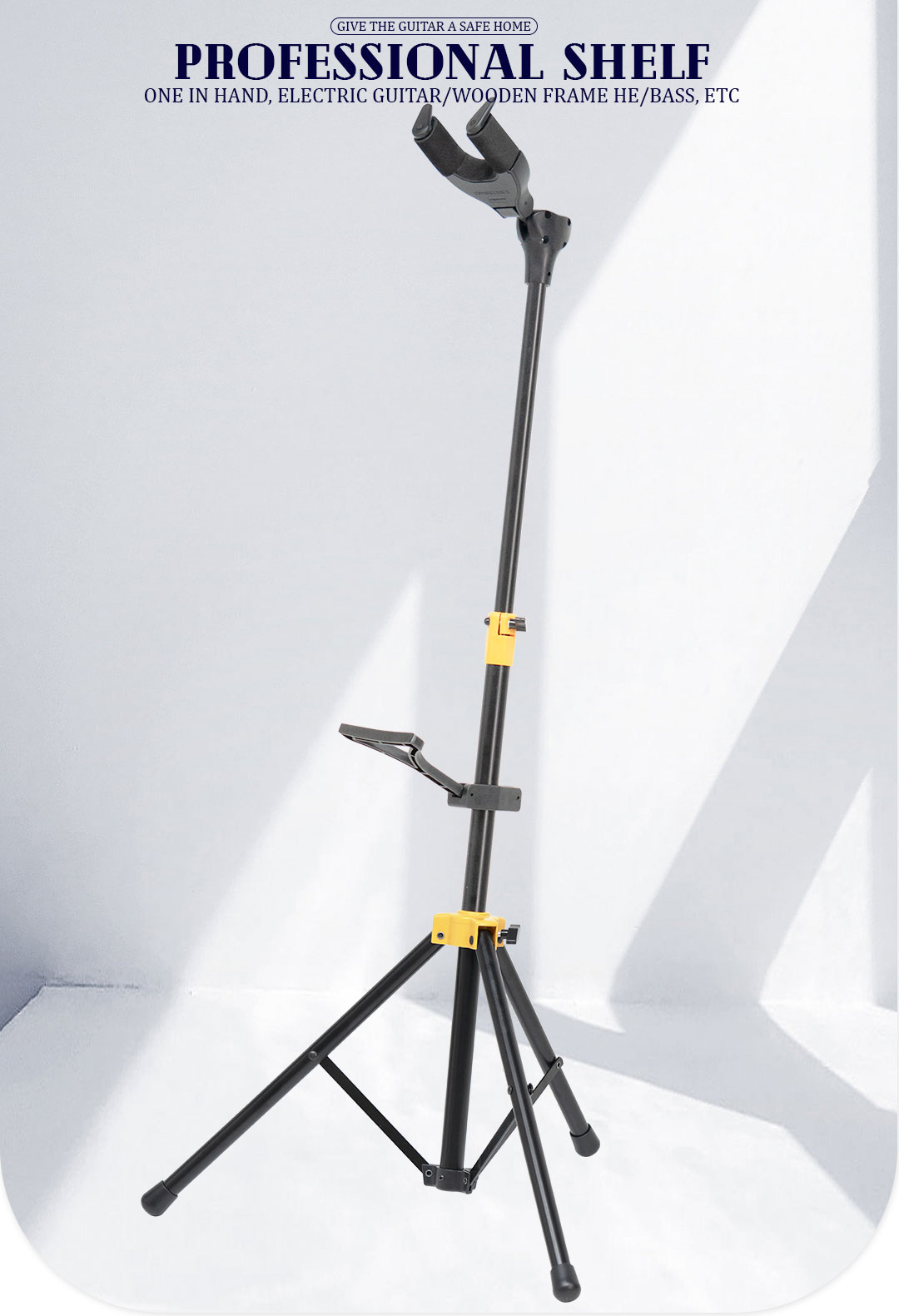 GS-201Y Self-locking guitar stand