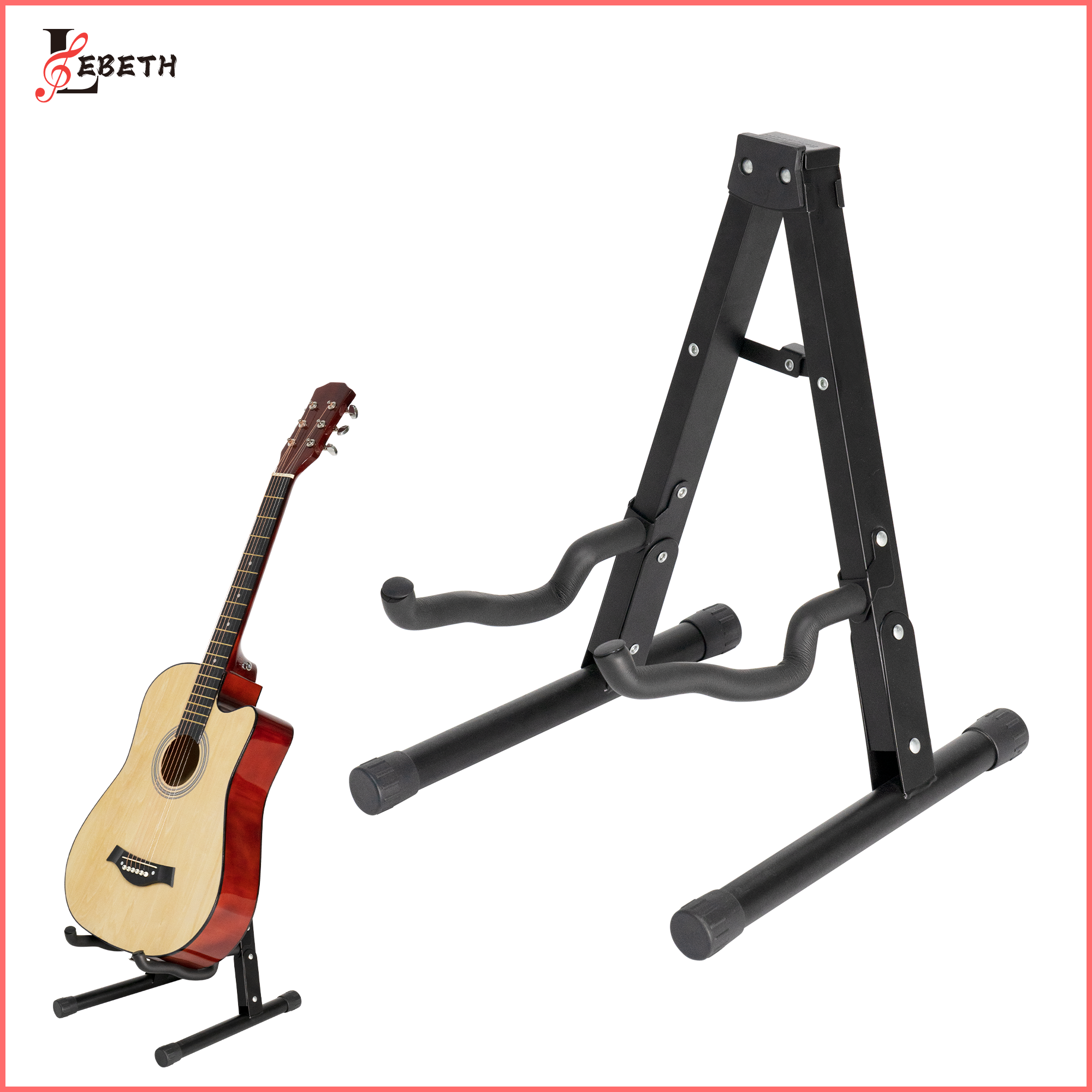 GS-04J Adjustable Folding A Shape Guitar Stand