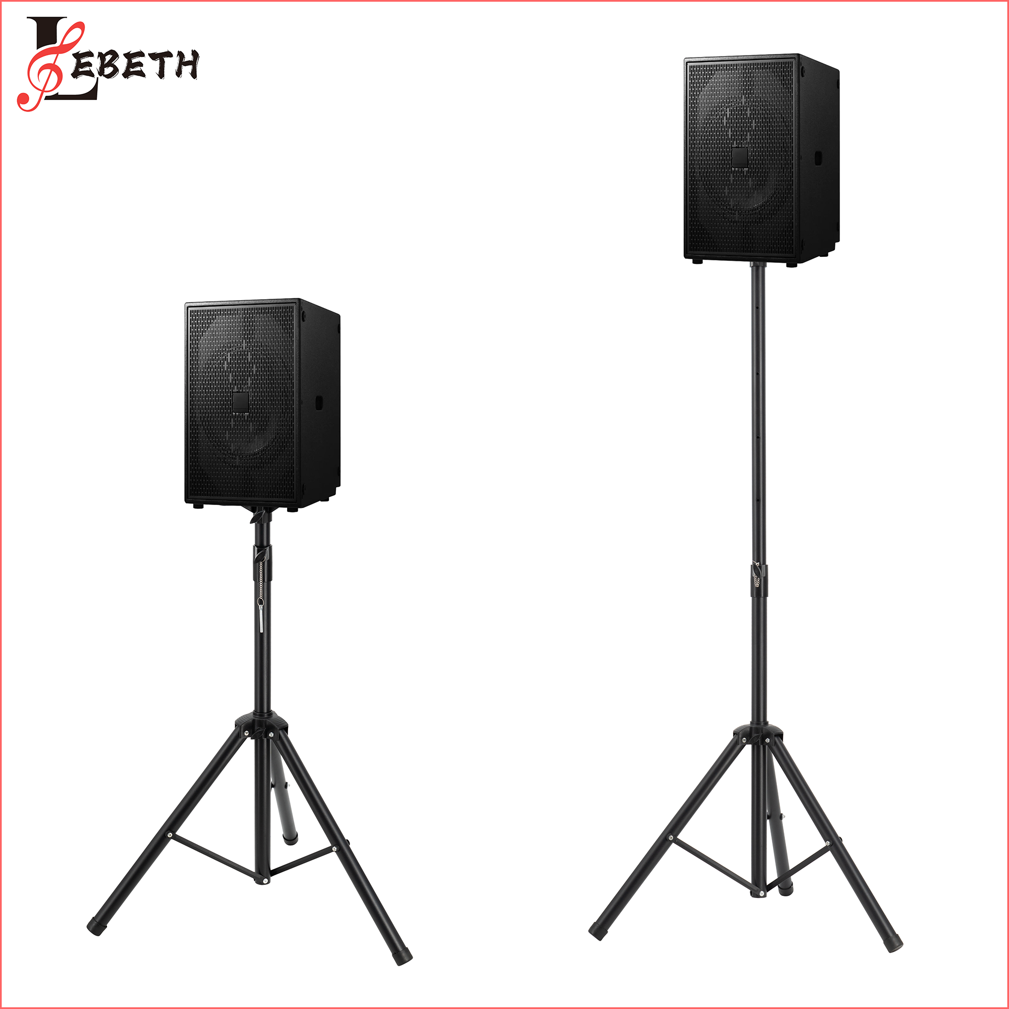 sps-520m adjustable floor-standing speaker stand