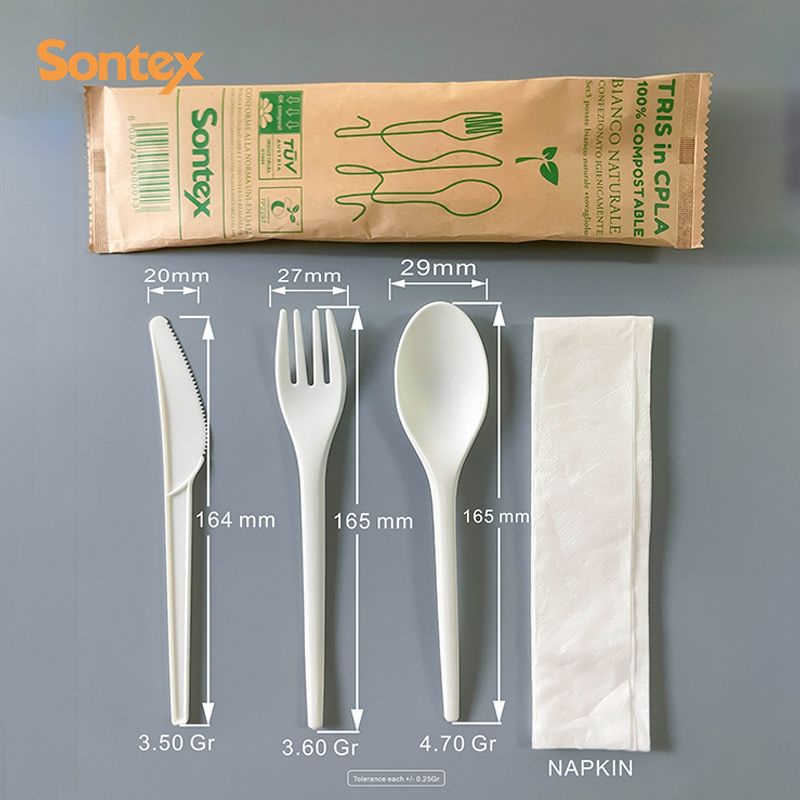 {Compostable CPLA Cutlery}