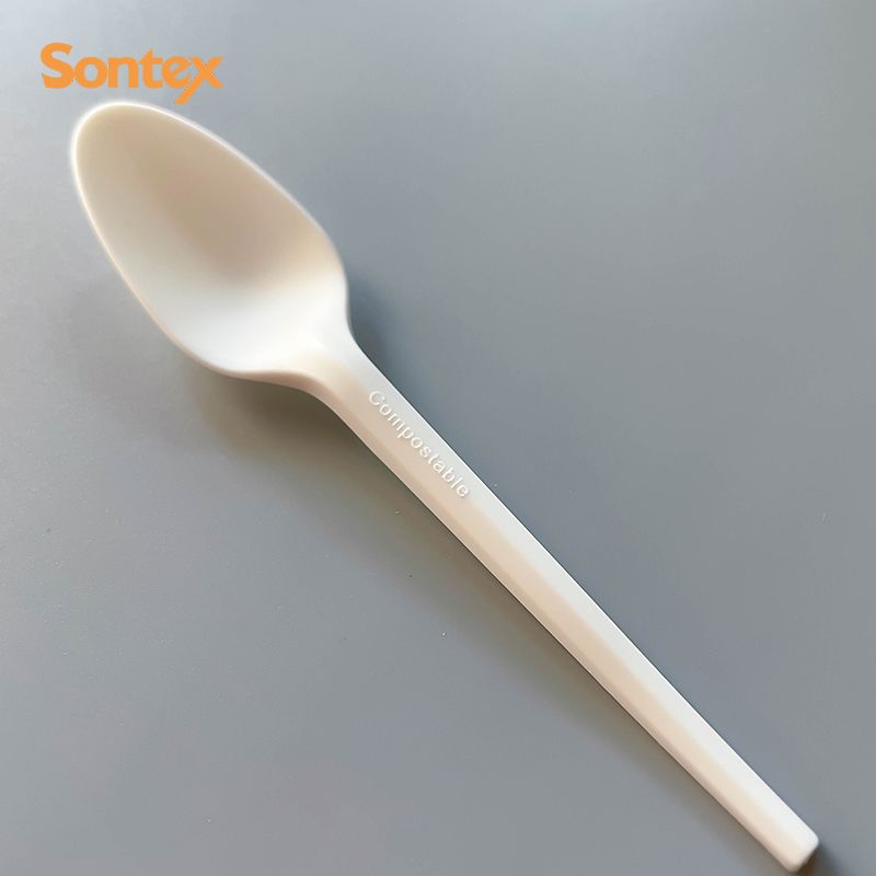 4.7'' CPLA Tasting Spoon 100% Biodegradable & Compostable ECO friendly ...