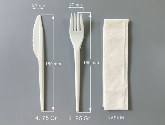 {100% biodegradable cutlery}